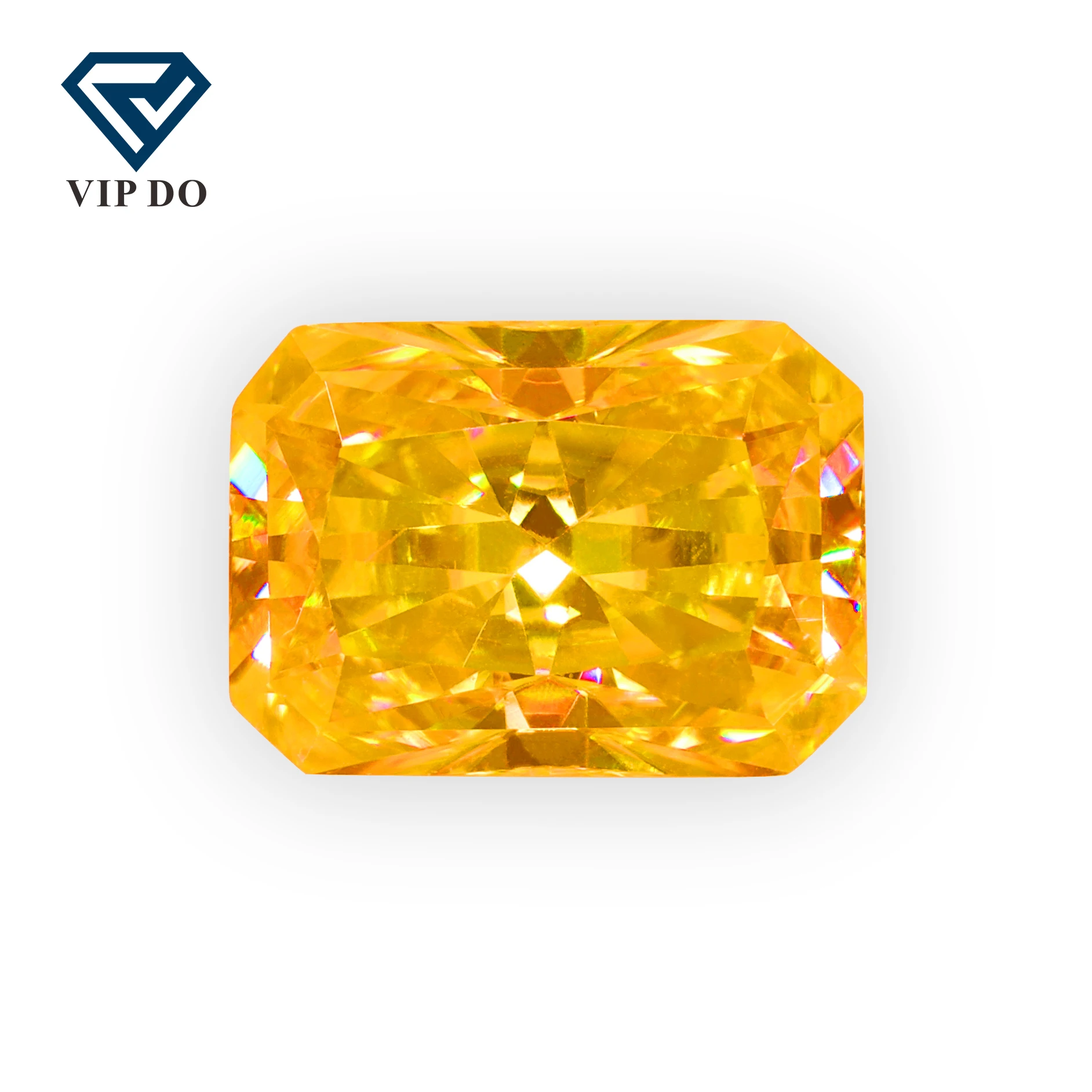 3*5-8*10 мм Сияющий огранки золотисто-желтый Свободный Муассанит Алмазный граненый Яркий желтый цвет драгоценные камни для ювелирных изделий