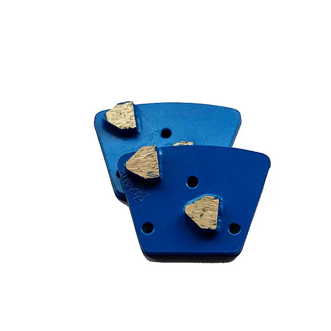 Hot Sale 2 Arrow Diamond Segments Metal Grinding Flooring Tools with 3 Holes