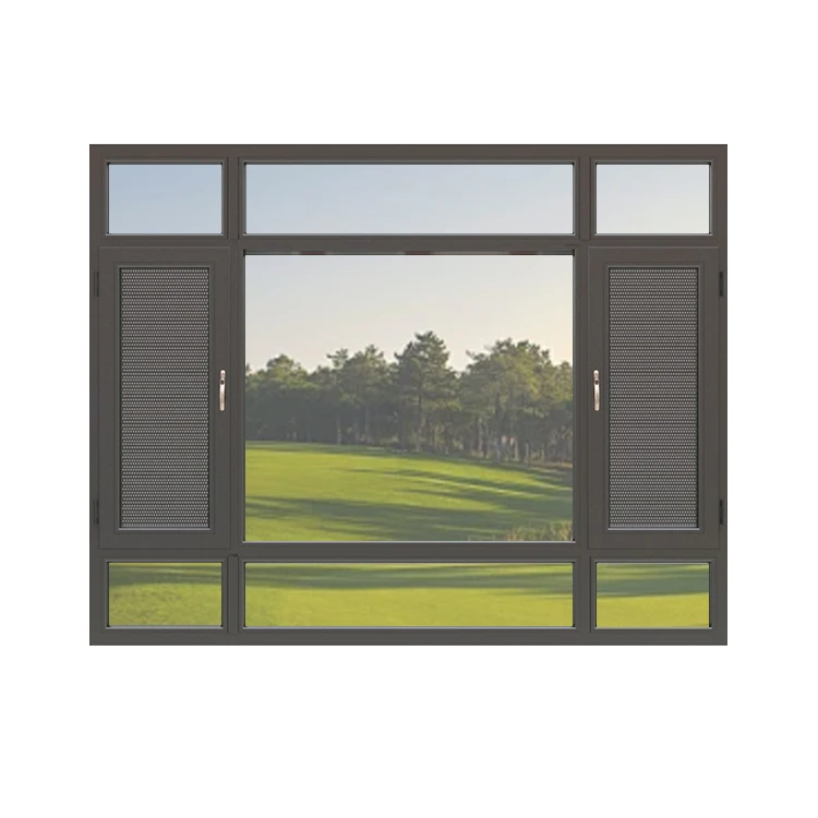 Factory direct house window design Impact resistant casement Windows can be customized