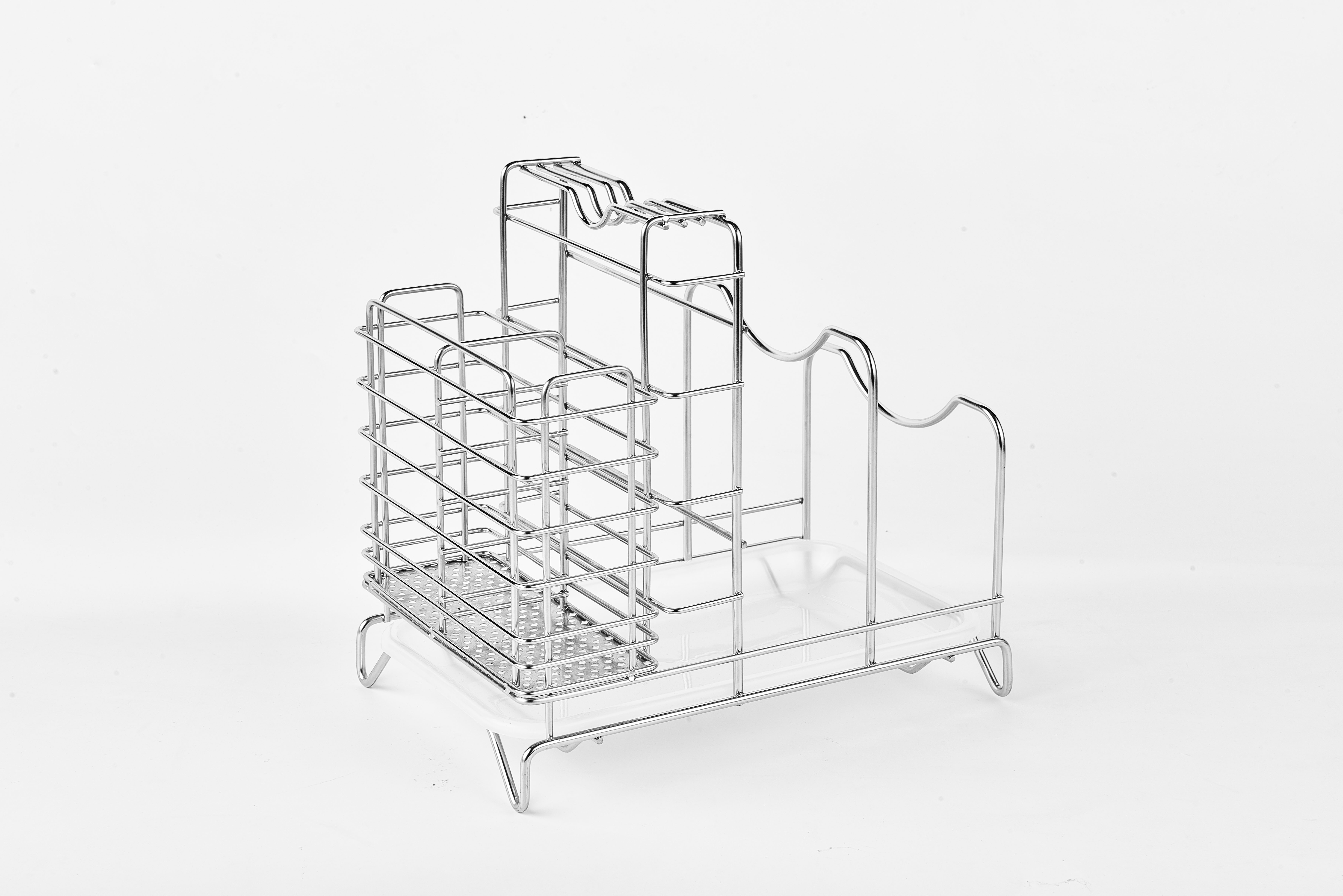 Kitchen tableware stainless spoon and fork knife storage holder