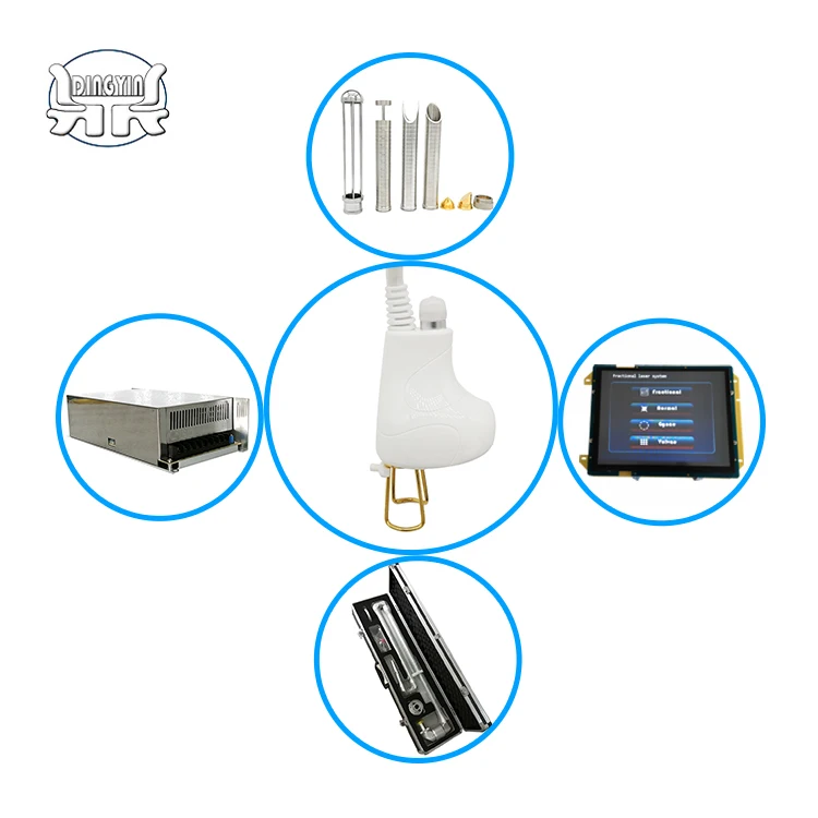 Fractional co2 laser machine accessories co2 laser spare parts fractional scanning galvanometer head.