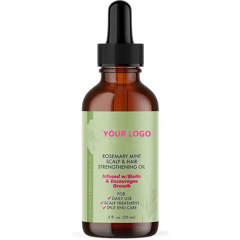 Organics Rosemary Mint Scalp Hair Strengthening Oil Infused Biotin and Encourages Growth men women anti hair loss