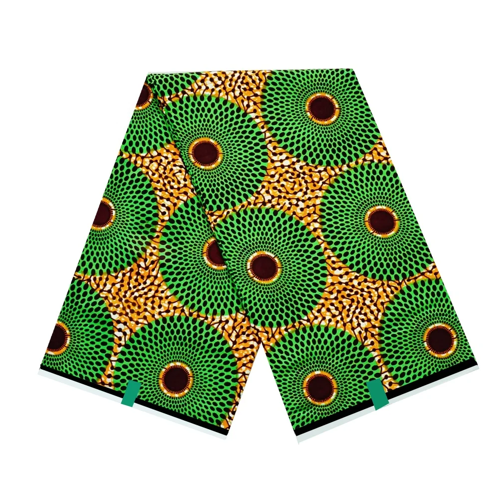 V1544 Real Dutch cotton holland fabric african wax print ankara real wax printed material 6yards