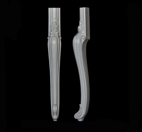 OEM ODM white wood chair replacement plastic chair leg