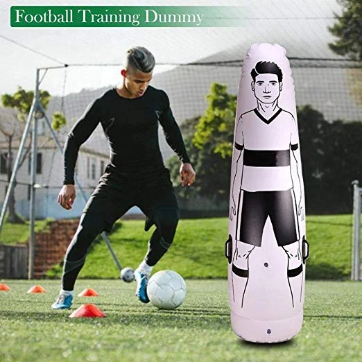 LXY-059 Hot Sale Soccer Training 205CM PVC Inflatable Soccer Dummy Soccer Mannequin for Free Kick Goalkeeper