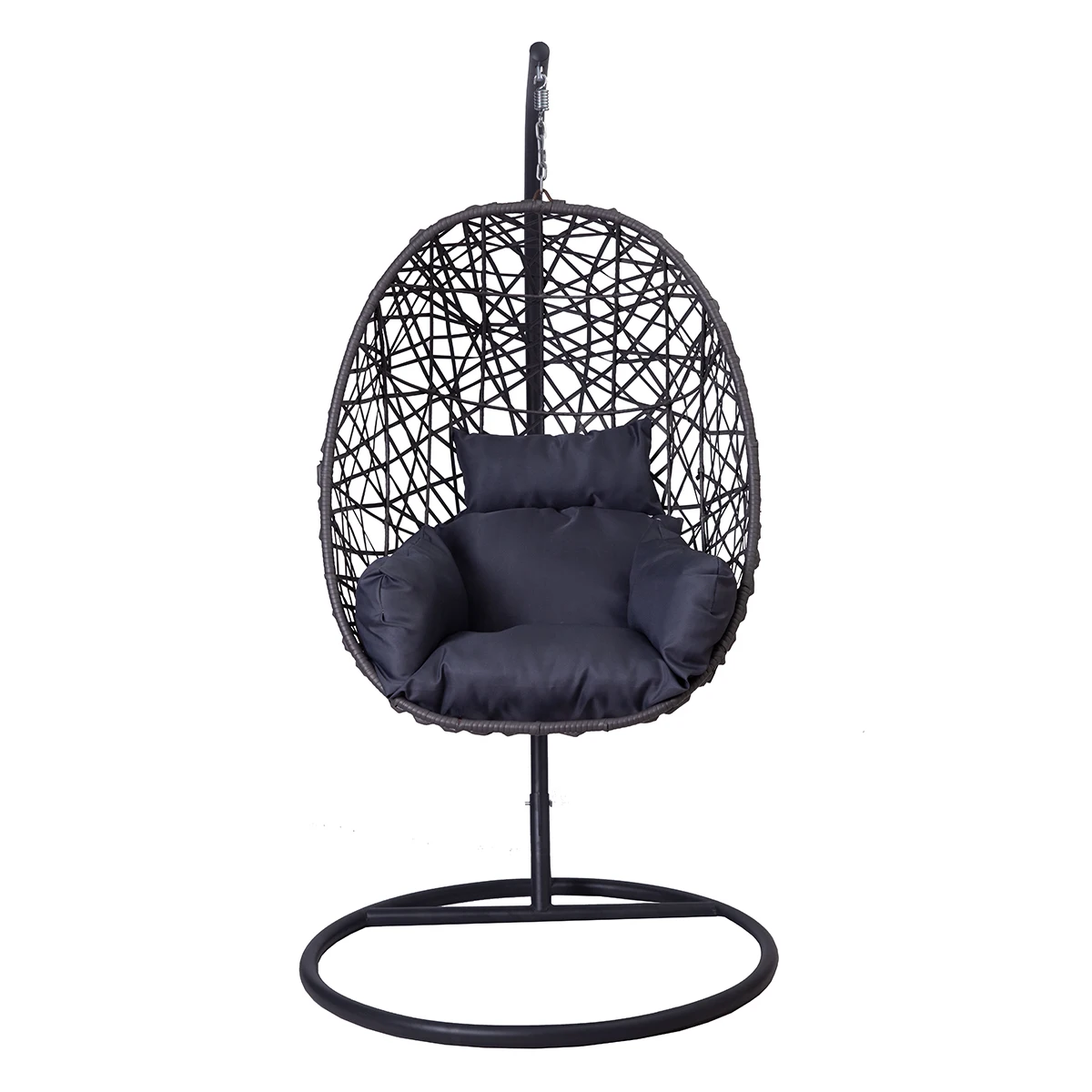 Wholesale Fashion Design Outdoor Garden Patio Rattan Folding Balcony Foldable Terrace Hanging Swing Egg Pod Chair For Bedroom