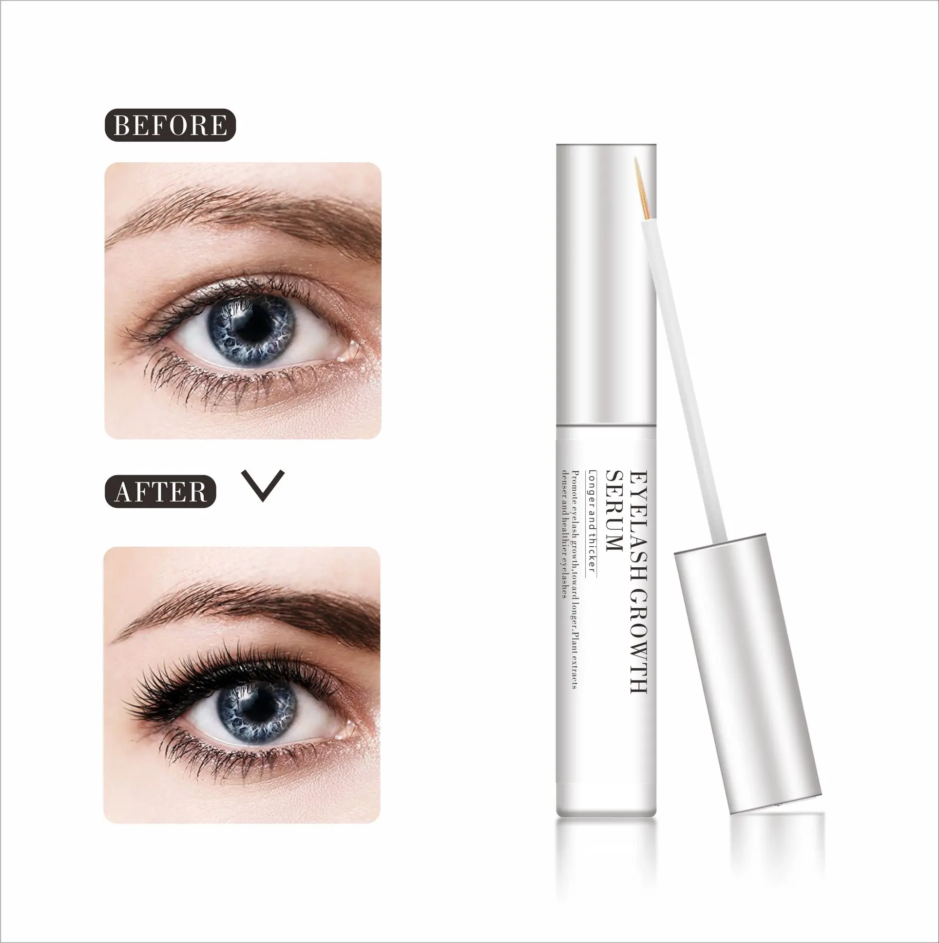 
100% Pure Eyelash Growth Serum- Natural Lash Growth & Eyebrow Enhancer Eyelash Growth Serum OEM 