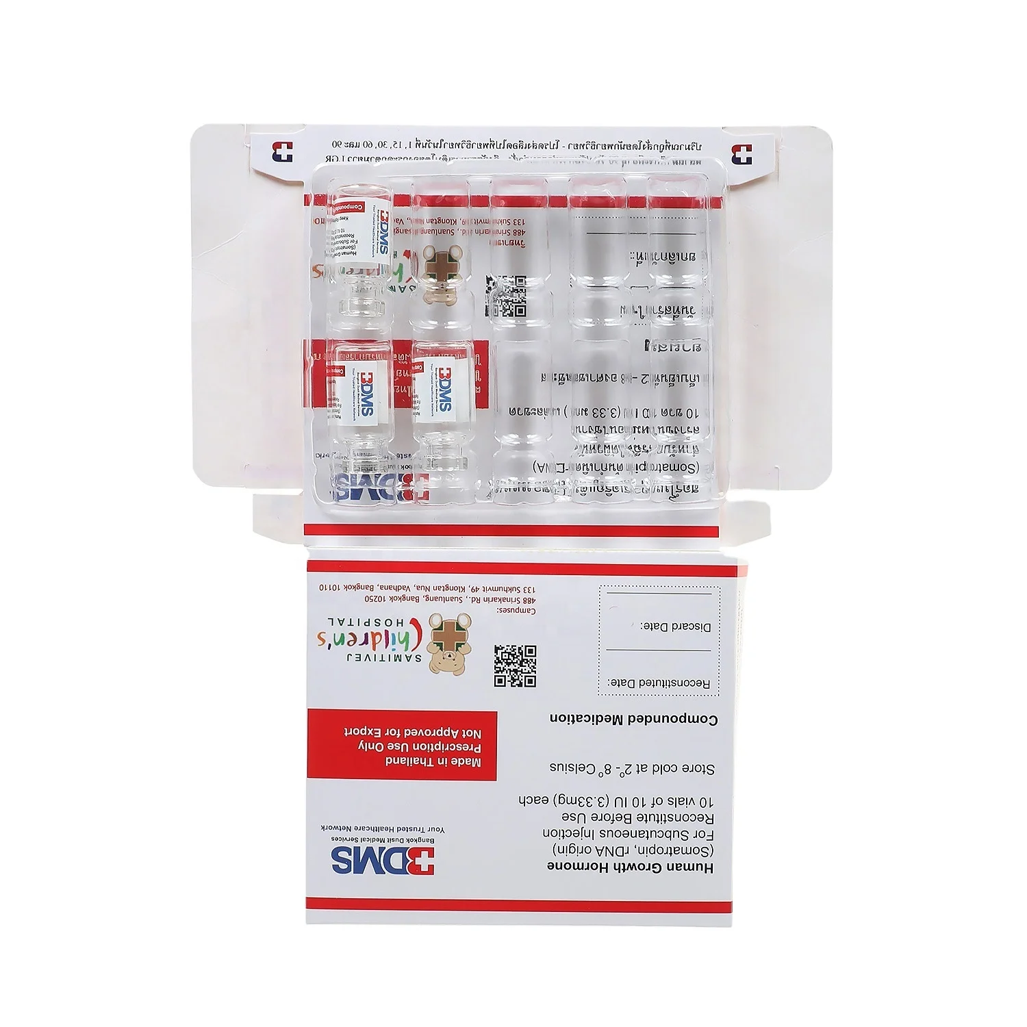 10ml Vial Steroid Packaging Vial Label And Box