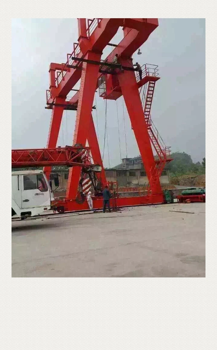 Top Quality Box Girder Gantry Crane Heavy Duty 20 ton 30 ton 50 ton Rail Mounted Harbour Portal Crane