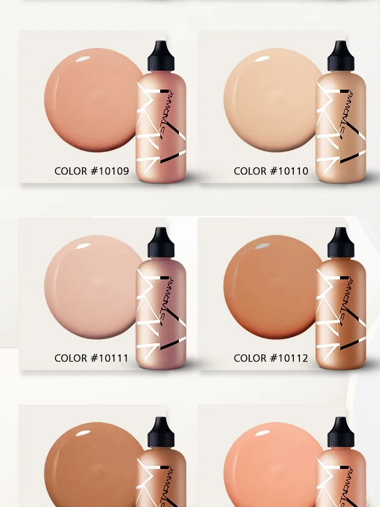 Guangzhou Cosmetics maquillage en gros Waterproof Long lasting full coverage liquid foundation base maquiagem