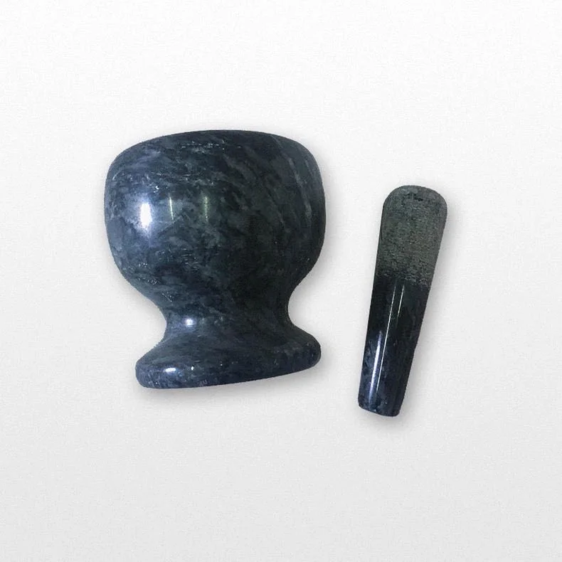 
Natural Marble Stone Garlic Mincer Motar and Pestle 