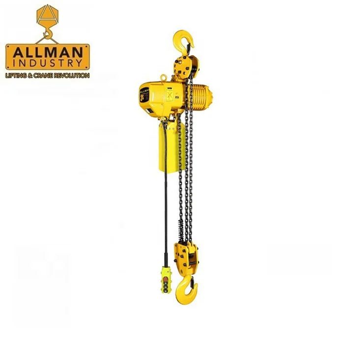 ALLMAN, и он имеет высокую эффективность 1 тонный цепной тали электрические с подвеской на крюк