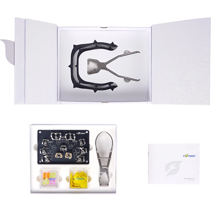 Dental Supply Rubber Dam Kit Set Dental Implant Surgical Kit for Dentist