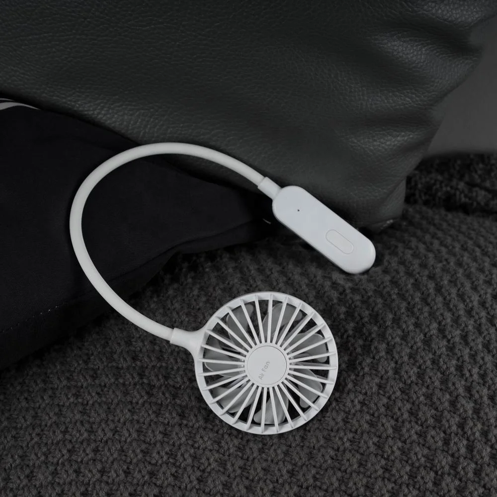 Janpim Brand OEM Portable Hanging Neck Cooling Fan Foldable Package with Multi-function Application For Outdoor Sports
