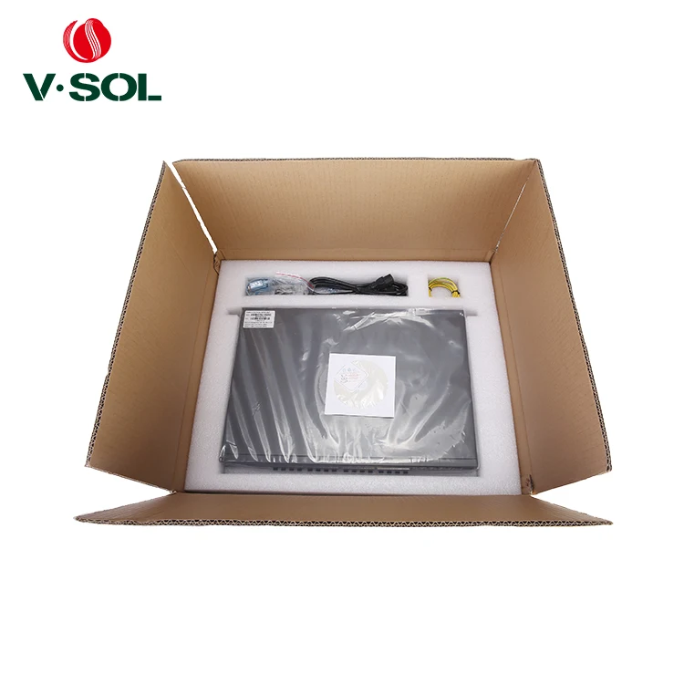 China Supplied FTTH EPON 1U 19inch L3 Route 8 SFP or SFP+ and 8GE UPLINK 8 PON Ports 1:64 Splitting Ratio GEPON OLT with CLI