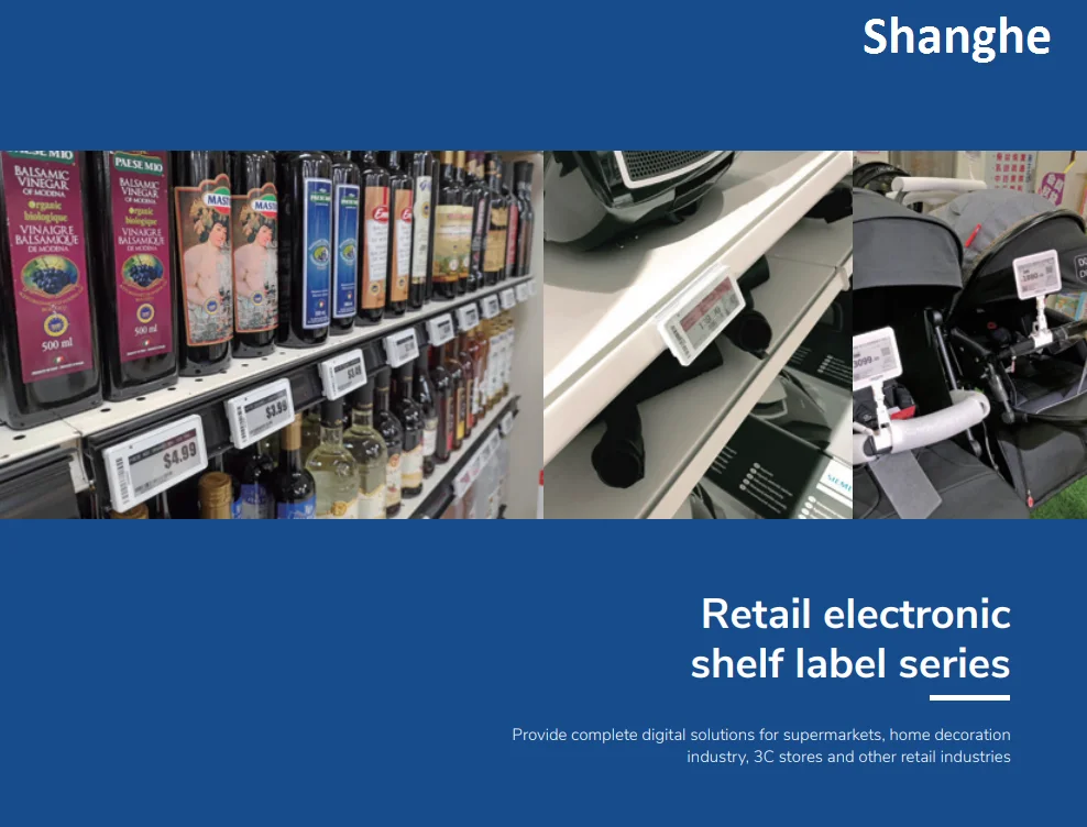 ESL electronic price tags for supermarket 2.66 inch Electronic shelf label for stores ESL shelf talker Digital price label