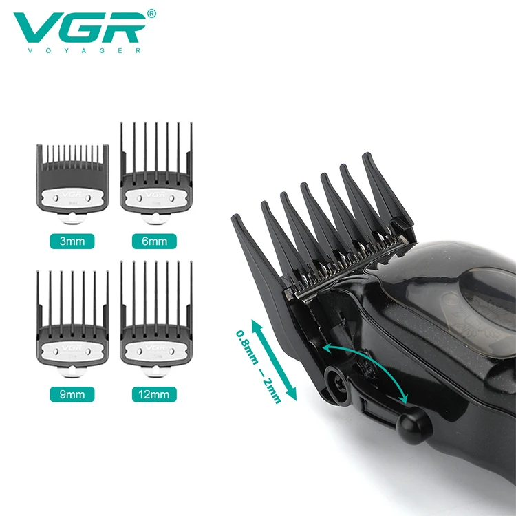 VGR-002 Salon Hair Cut Machine Cordless Rechargeable Professional Hair Clipper For Men