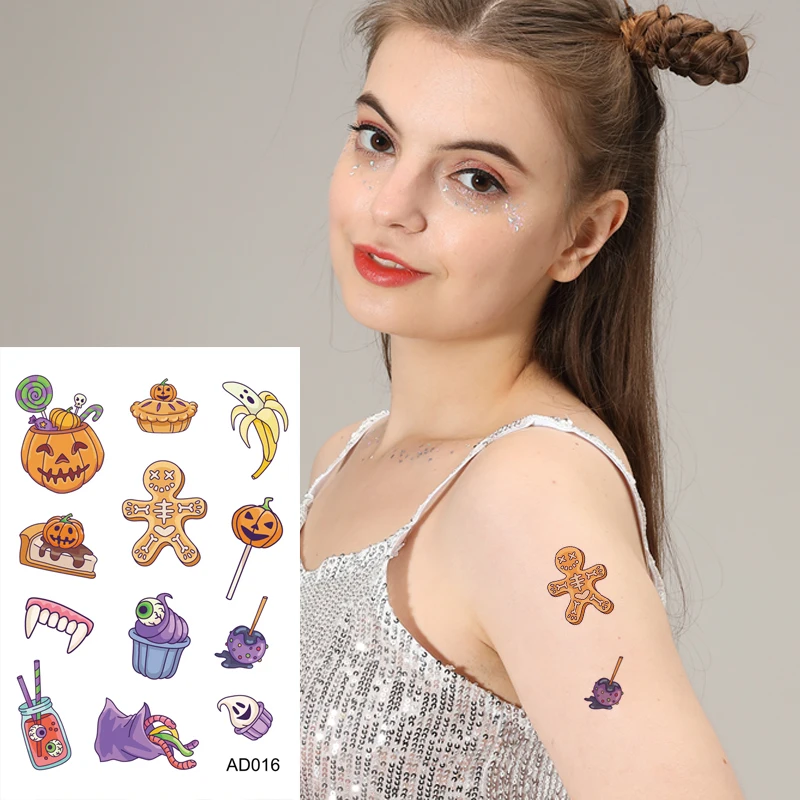OEM Wholesale Price Temporary Body Painting Art Water Transfer Paper Halloween Semi Permanent 3D Sticker Buy Temporary Tattoo