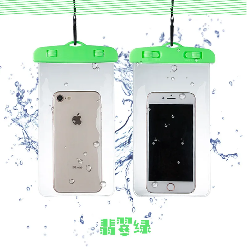 Wholesale outdoor Waterproof phone diving bag swimming phone bag waterproof phone case