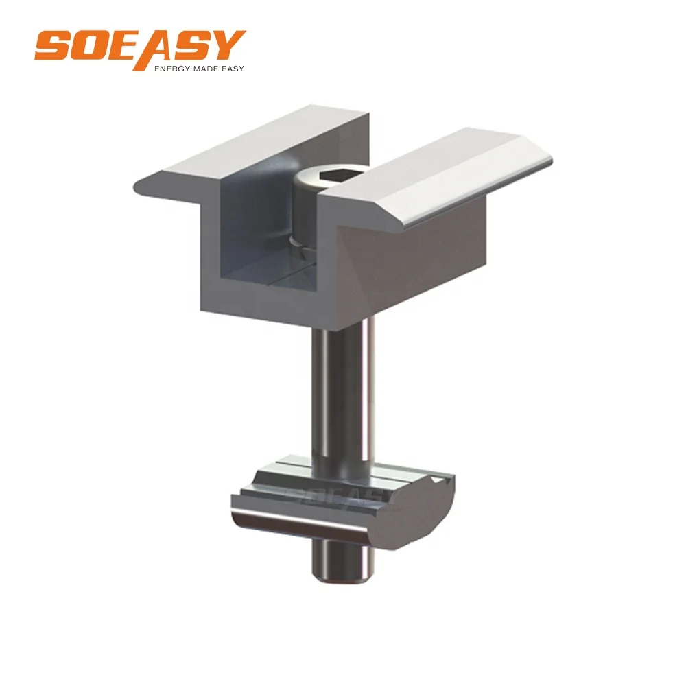 SOEASY Солнечная система монтажа на крышу PV модули Средний конец зажим