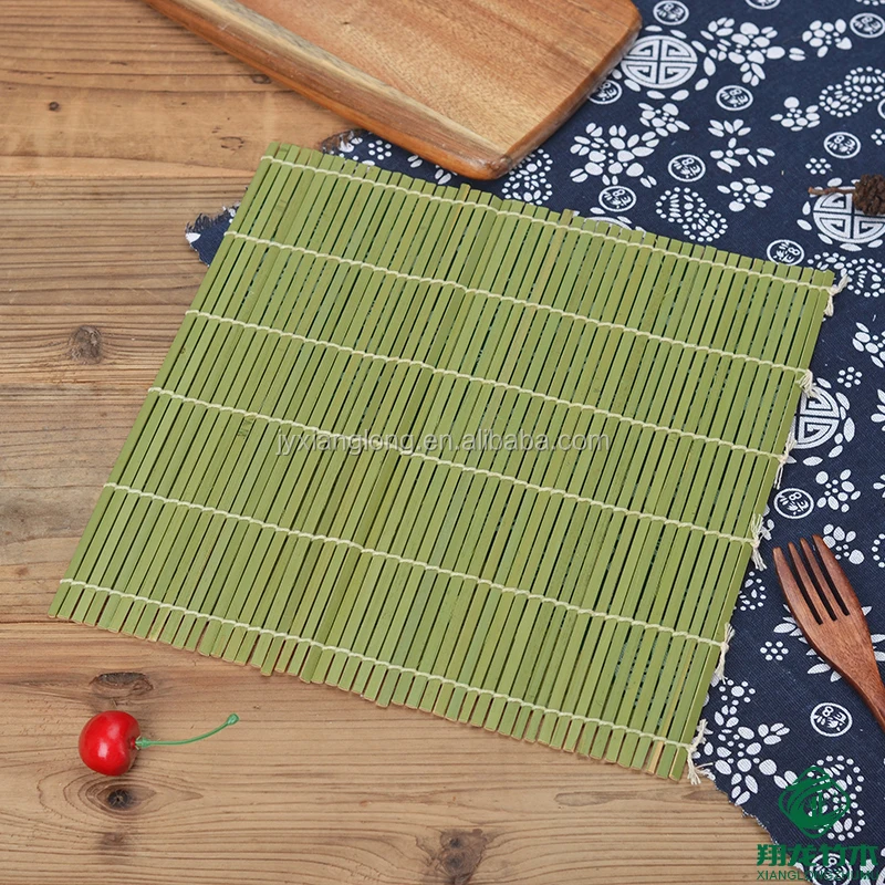 EXW  Eco-friendly green  bamboo sushi mat