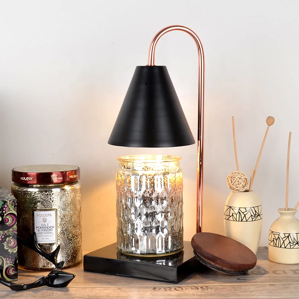
Luxury Indoor Table Lamp Wax Melt Burner Scented Candle Warmer Lamp Home Decor Aromatherapy Adjustable Light Style Indoor Lamp 