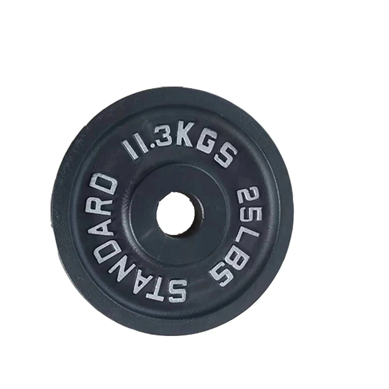 Wholesale New Product Hot Sales Black Rubber 100lb Plate Weight Plates Gym Equip Bumper Plate