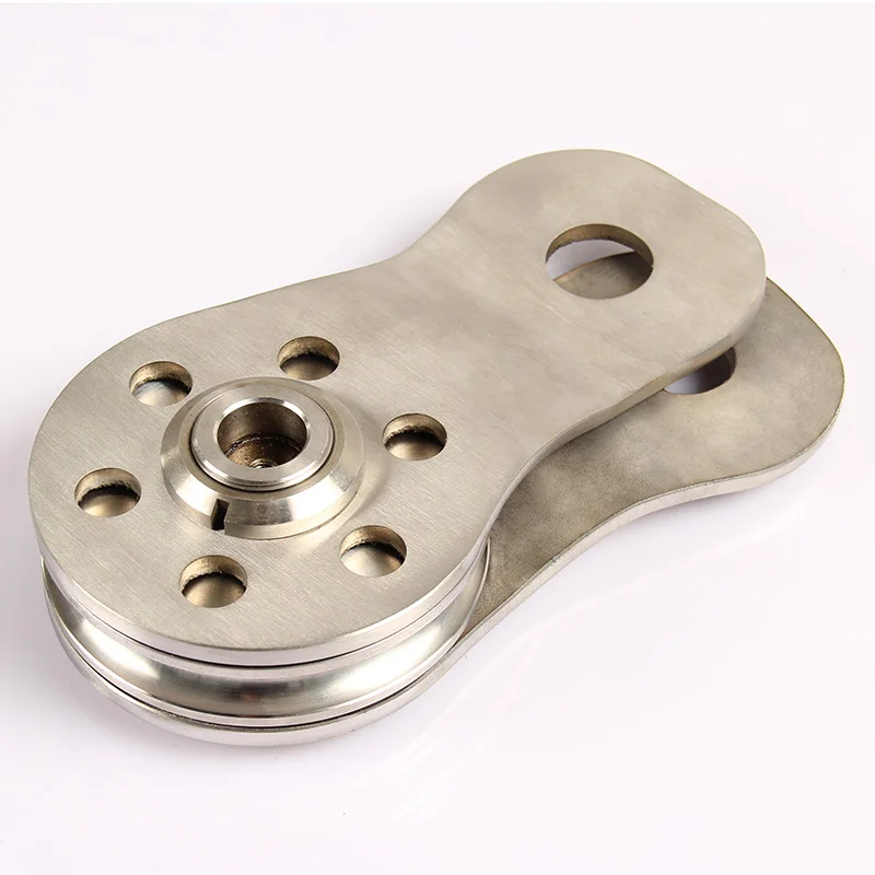 10T stainless steel Snatch Block pulley rope pulley with 6 holes