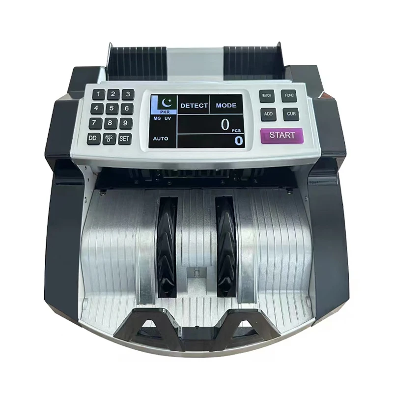 Pakistan Rupee Money Counter Fake notes Detector  TFT Display  PKR Bill Counter Detector counterfeit money for salefor Bank