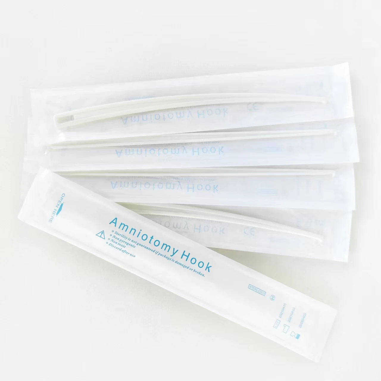 Wholesale Custom Package Medical Obstetric Membrane Amniotic Hooks, Disposable Amnihook Perforator