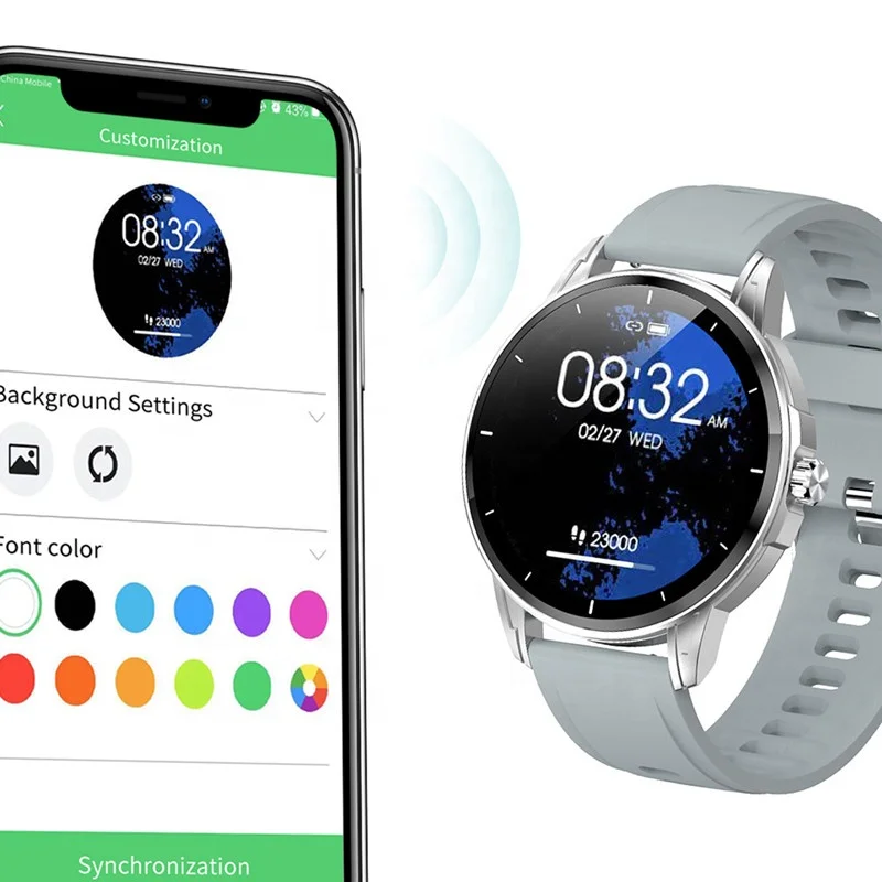 New Model H36 Smartwatch Hunted Watch Online  Pedometer  Fitness Monitoring Blood Pressure Relojes Montre Homme OEM Gold Black