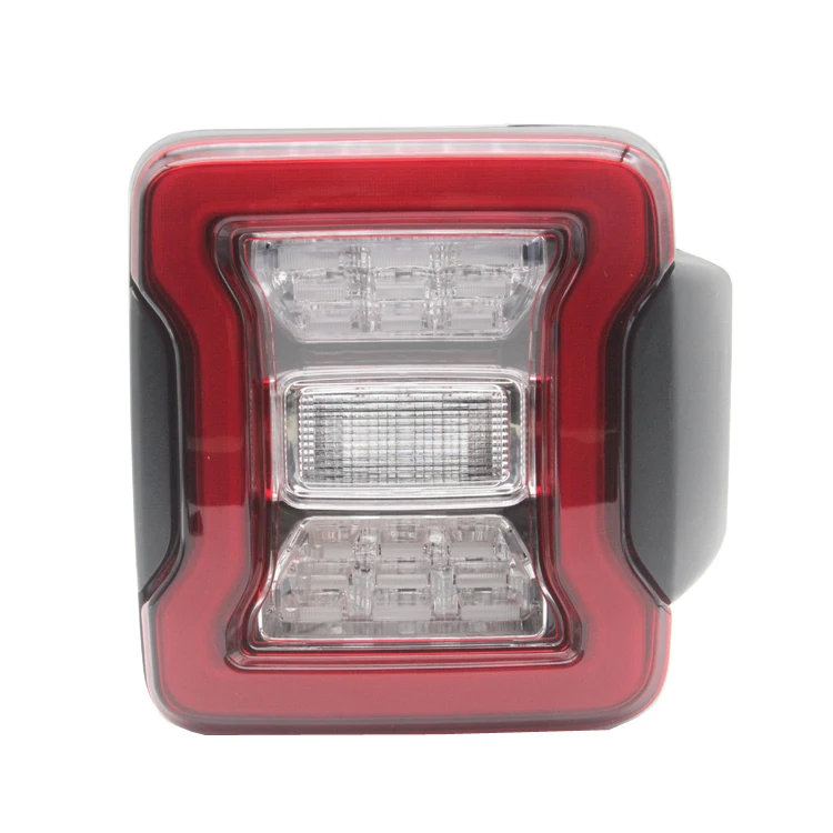 Automobile tail lamp wholesale signal lamp LED taillight upgrade  For Jeep Wrangler JK JL