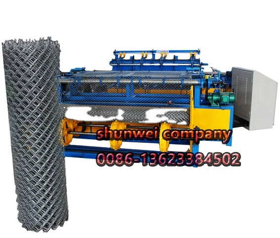 High quality single wire chain link fence making machine