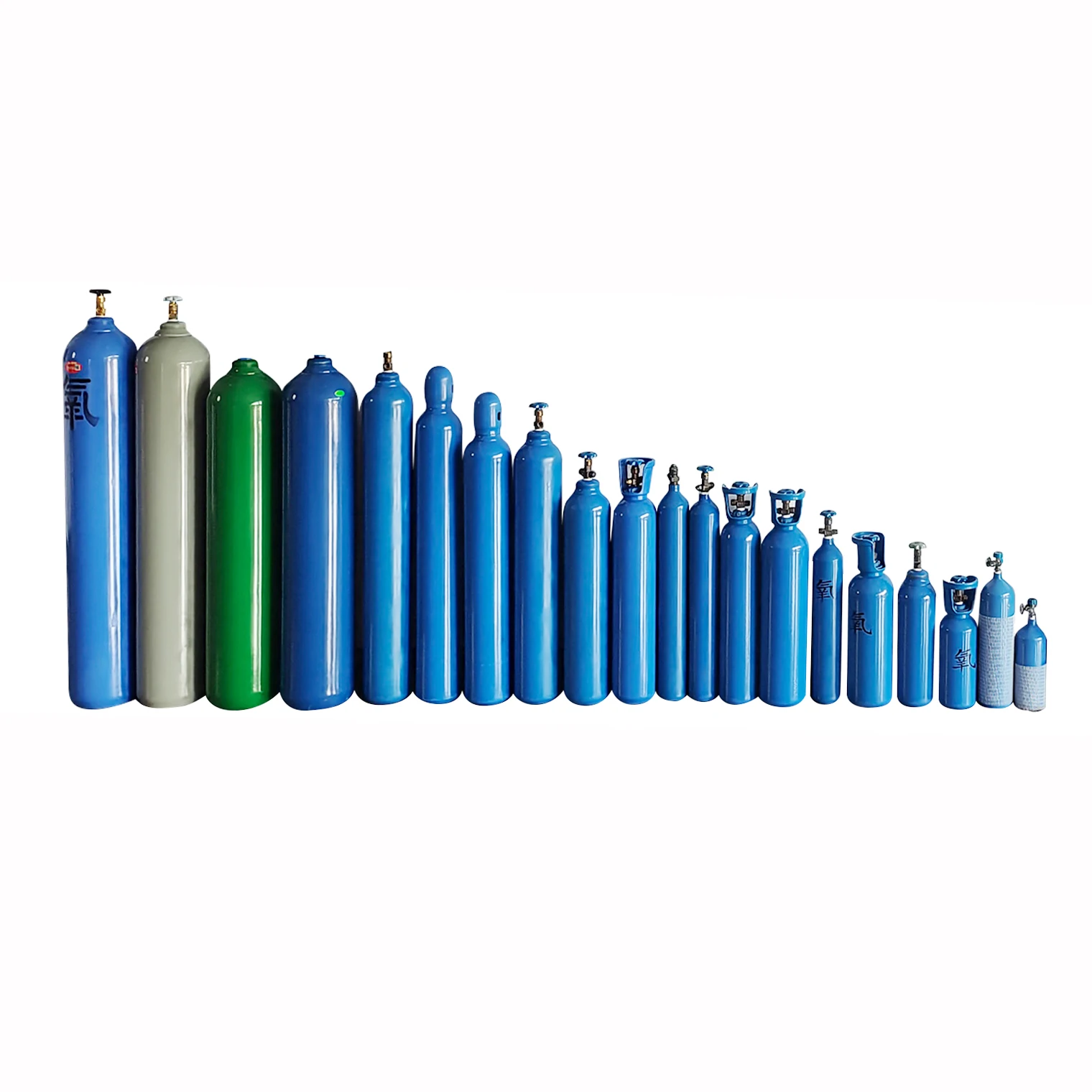 47L Oxygen/Argon Gas Cylinders Size 1L~52L Storage Tank China Supplier