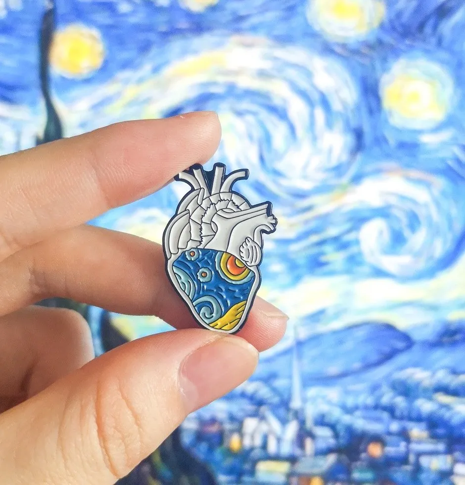 Fashion Medical Jewelry Stethoscope Enamel Pin for Nurse Doctor Physicians Medical Student Gift