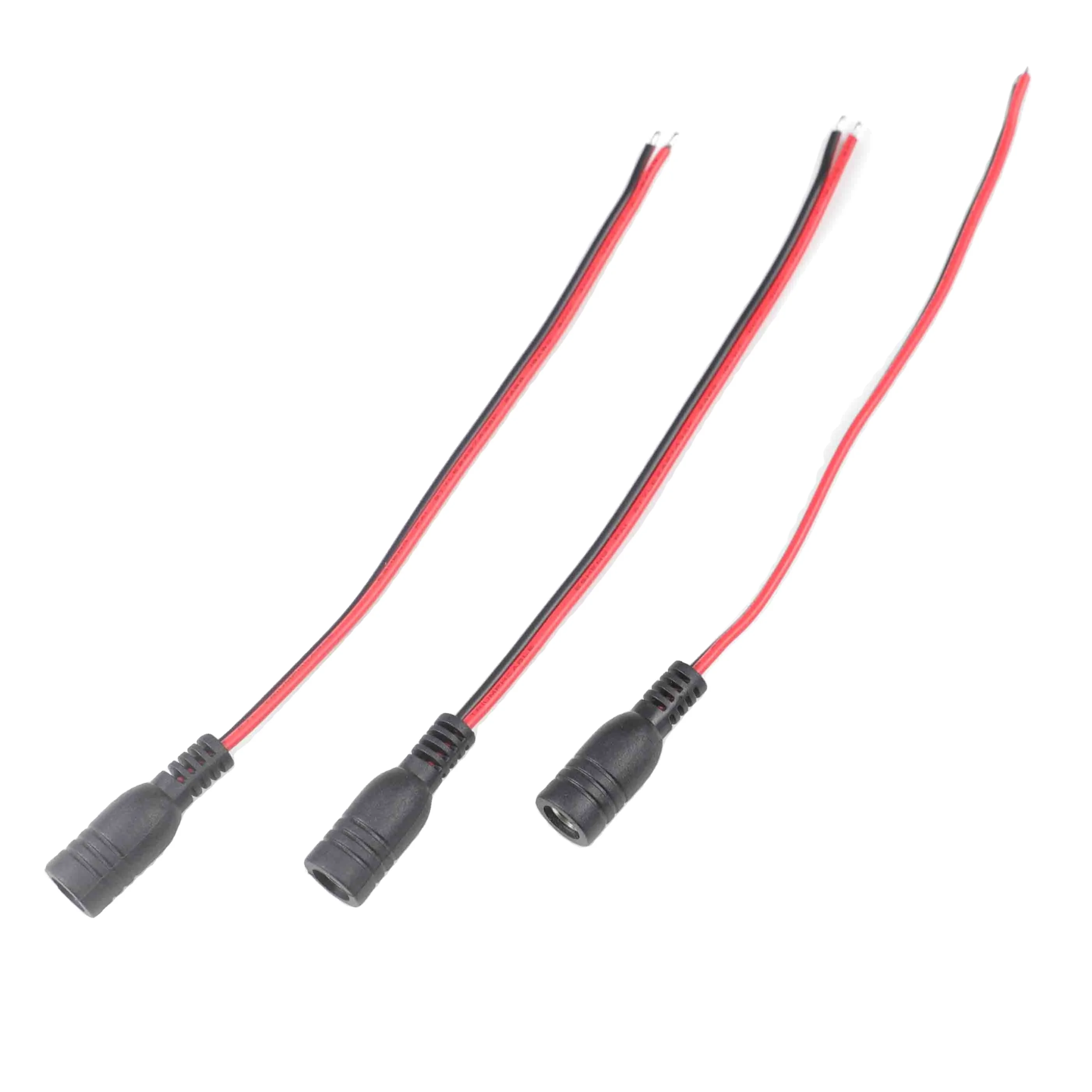 2pin terminal wire Connection wire XH2.54 single head tinned red and black terminal harness processing