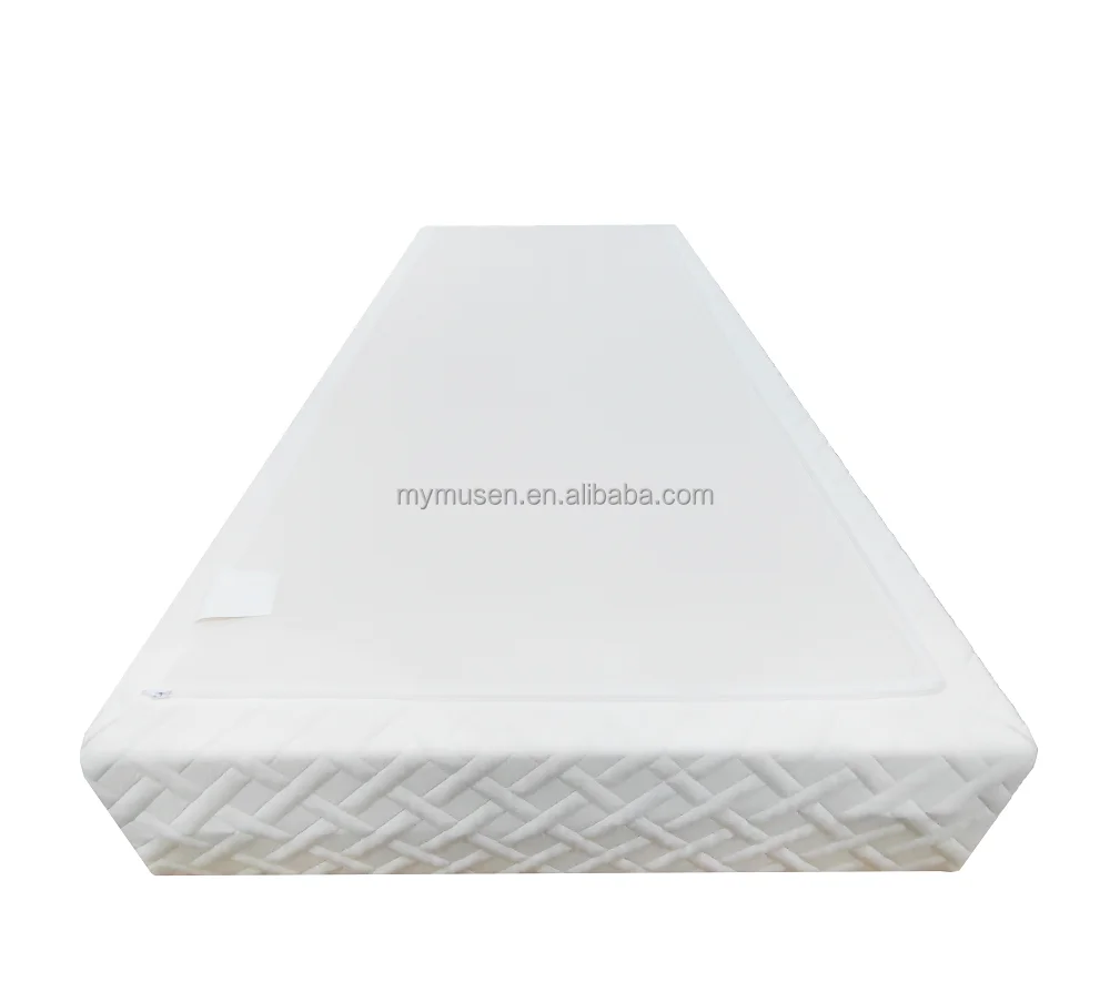 OEM Tex Cel Bamboo Fiber Terry Fabric Waterproof Bed Bug Mattress Cover Plain Top Skirt Knit