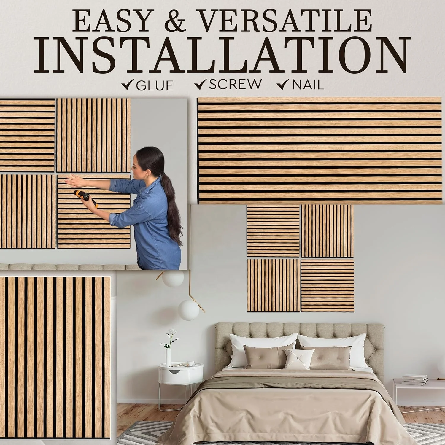 Top Fashion Studio Decorative Wooden Acoustic Sound Absorbing Panel