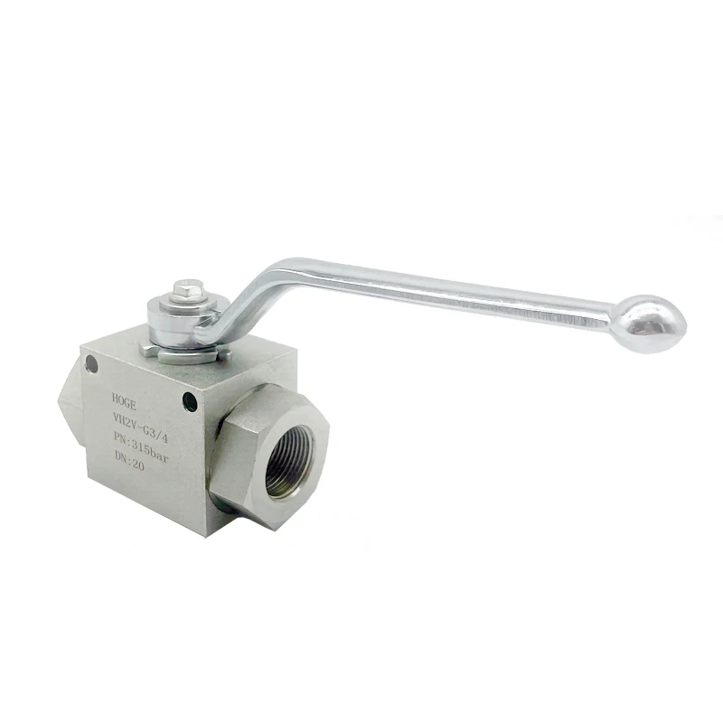 VH2V-G3/8 two way threaded 6000psi safety stainless steel hydraulic block high pressure ball valve 3/8inch