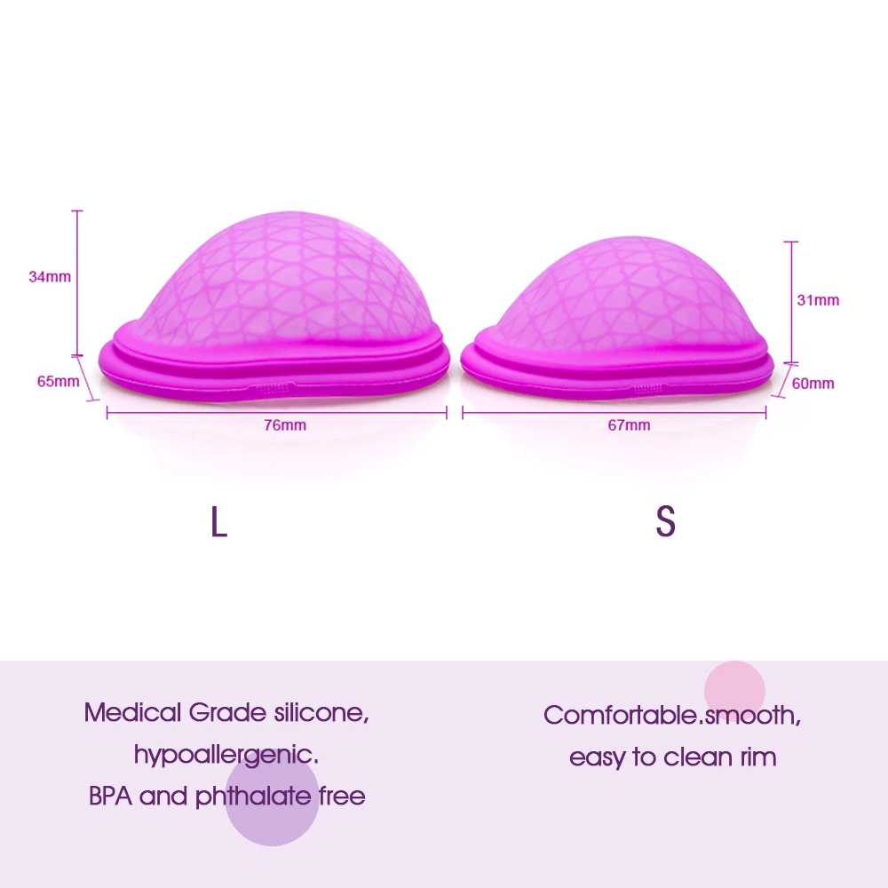 Wholesale Menstrual Disc Reusable Menstrual Disc Medical Grade Silicone Menstrual Disc