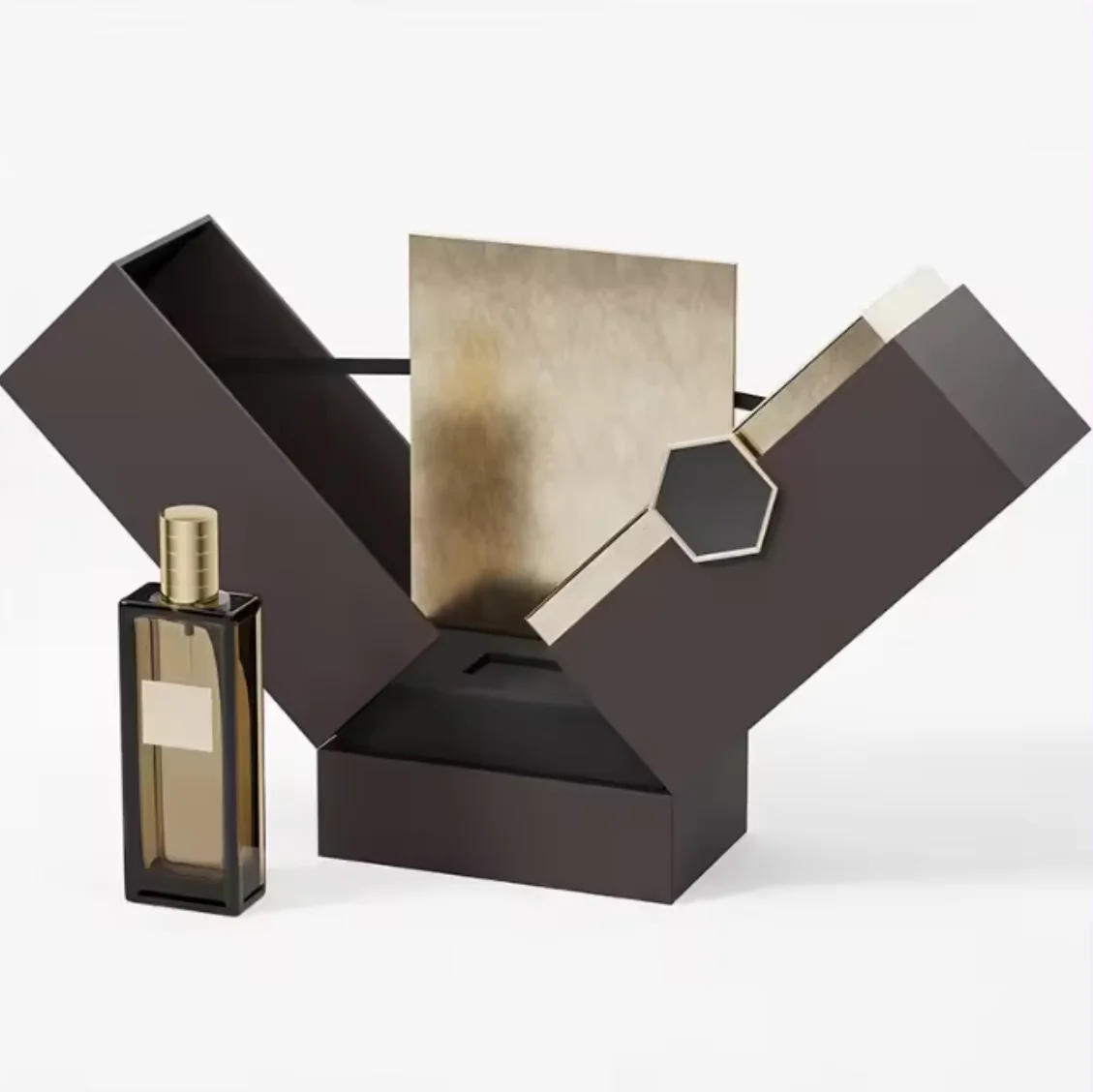 CS Custom HOT Luxury Magnetic Gift Box Packaging Ribbon Handle Folding Custom Logo Hard Rigid Cardboard Paper Black Pink