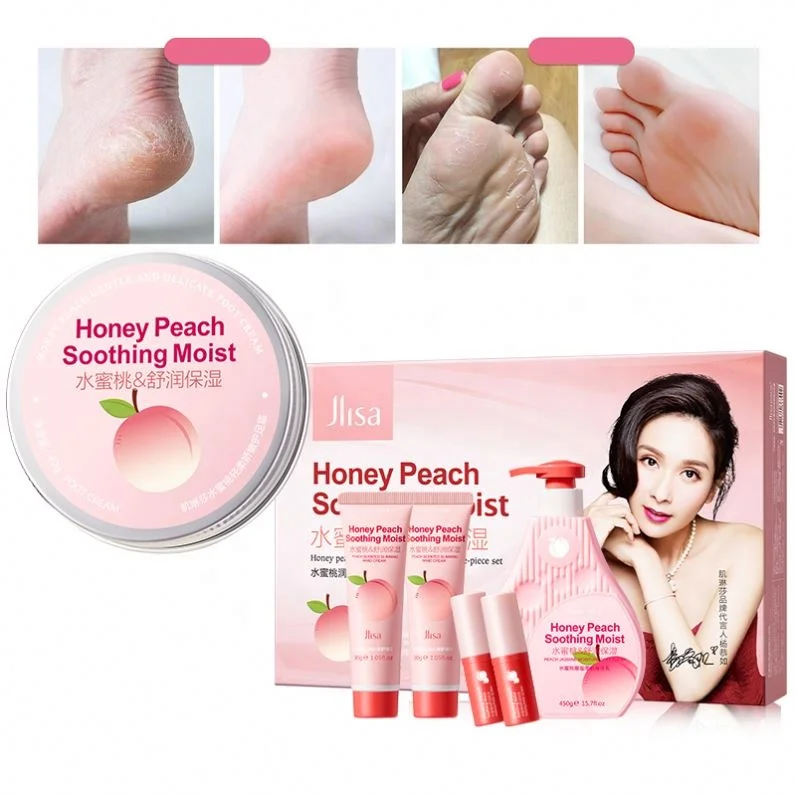 Peach Extract Chemical Peel For Face Skin Care Sets Of Men Beauty Set Hand Cream Foot Cream Body Lotion Lip Balm body care set