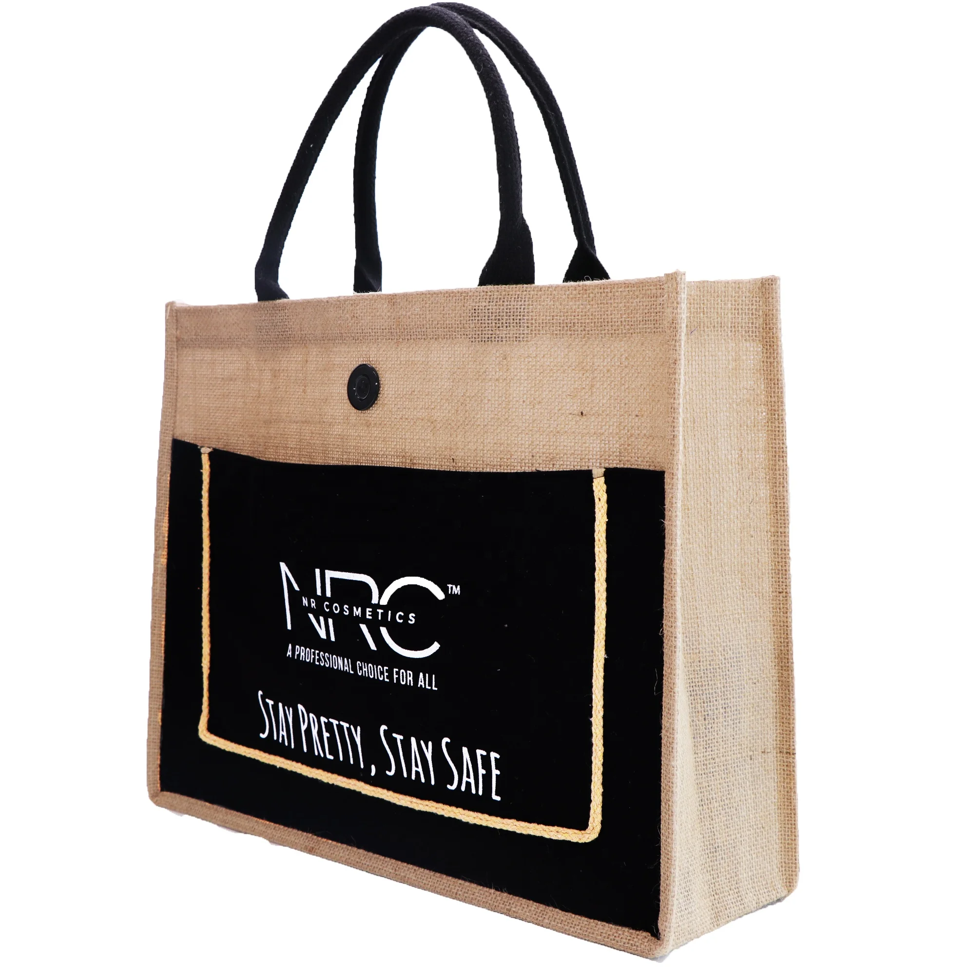 Gift Custom Logo Eco Reusable Cloth Carrying Bags Women Beach Hand Tote Laminated Grocery Promotional Shopping Handbags Jute Bag