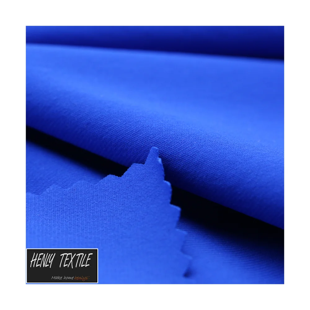 HT220604 75%NYLON 25%SPANDEX 170GSM TRICOT Fabric for Sportswear Lycra Spandex Fabric 4 Way Stretch Fabric Knitted Medium Weight