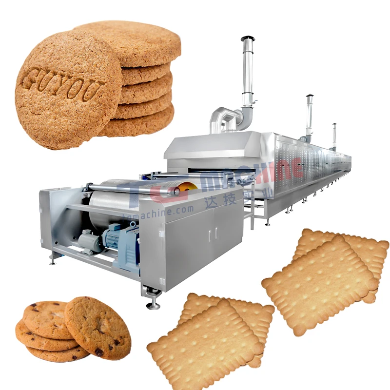 Customized biscuits making machine and packaging bakery all biscuit making equipment smart