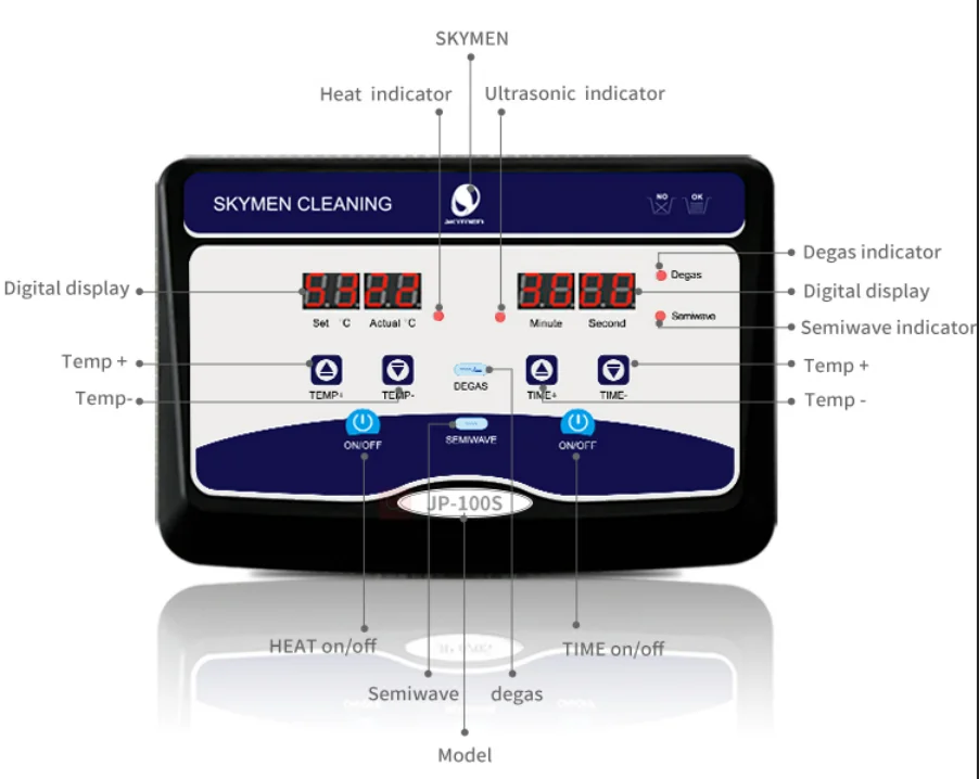  Skymen JP-100S 30L Ультразвуковой очиститель для ванны sonicator