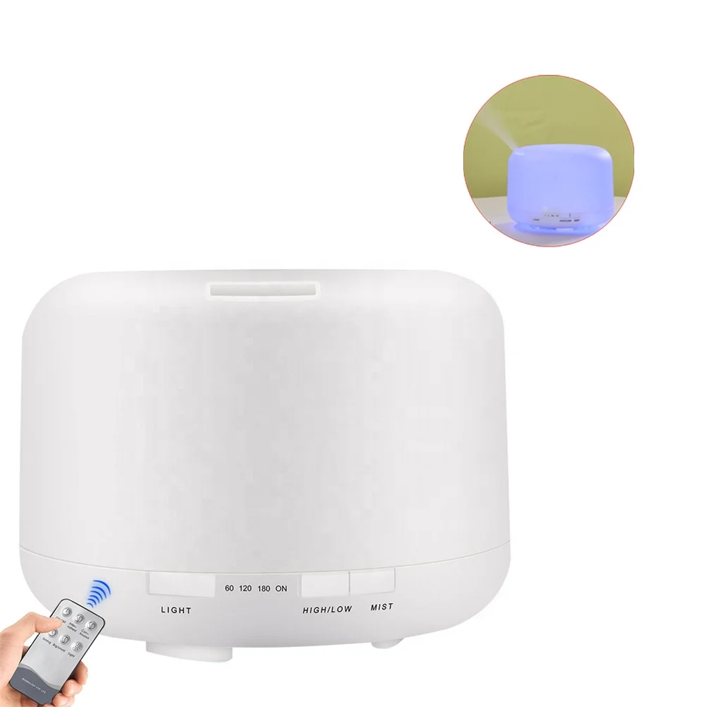 2023 Professional New Products Wireless Smart Remote Controller 500ML Electric Ultrasonic Mini Aroma Diffuser Air Humidifier