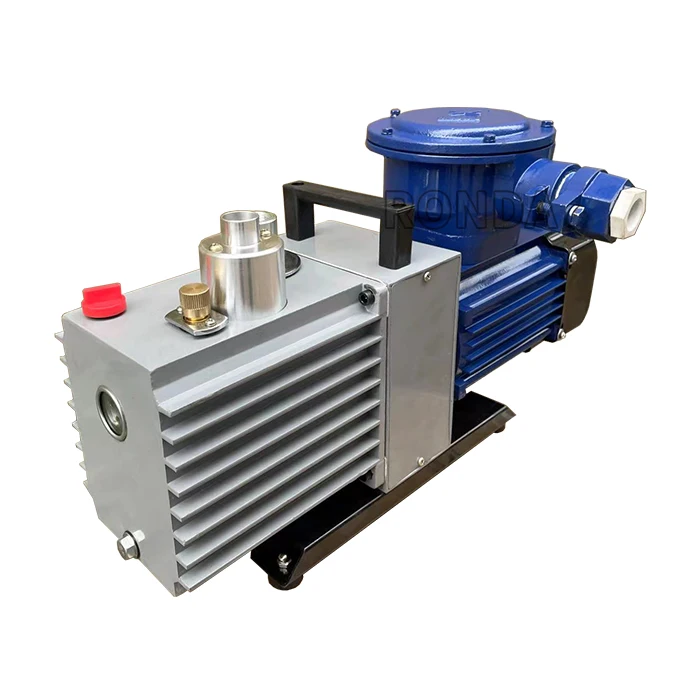 2XZ direct coupled double-stage rotary vane high vacuum pump for medicine, coating, food packing, etc.