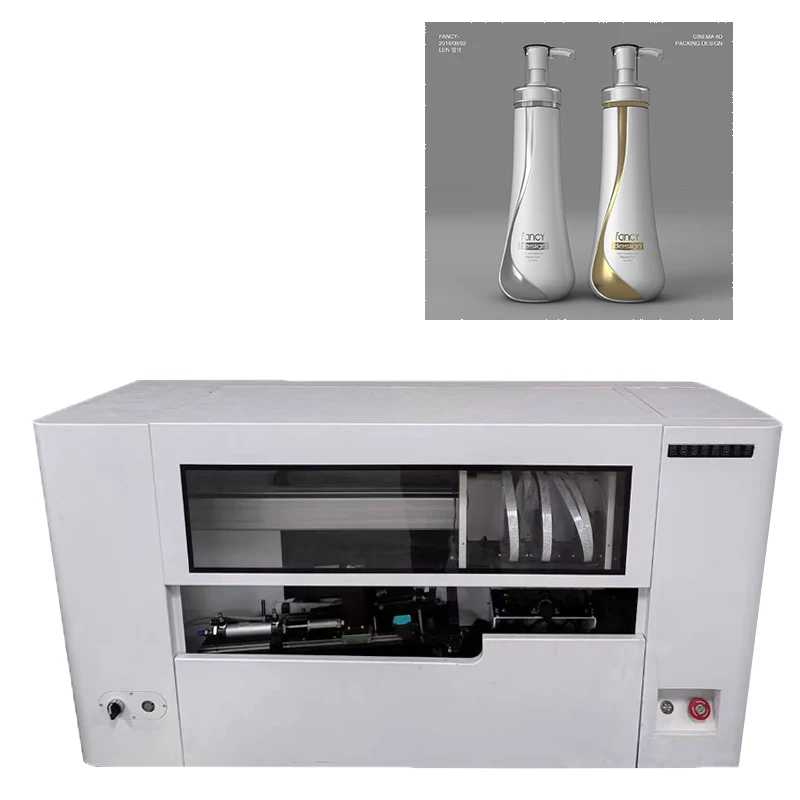 Wholesale Customization Glass Perfume Bottle Printing Multifunction Control Panel Bottle Uv Printing Machine For Cylinder