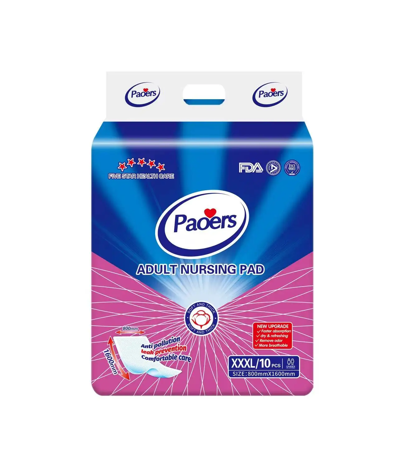 Finely processed Super High Absorbency Female Menstrual Pads vibrating mattress pad for adults